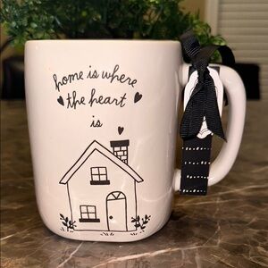 Rae Dunn HOME IS WHERE THE HEART IS mug